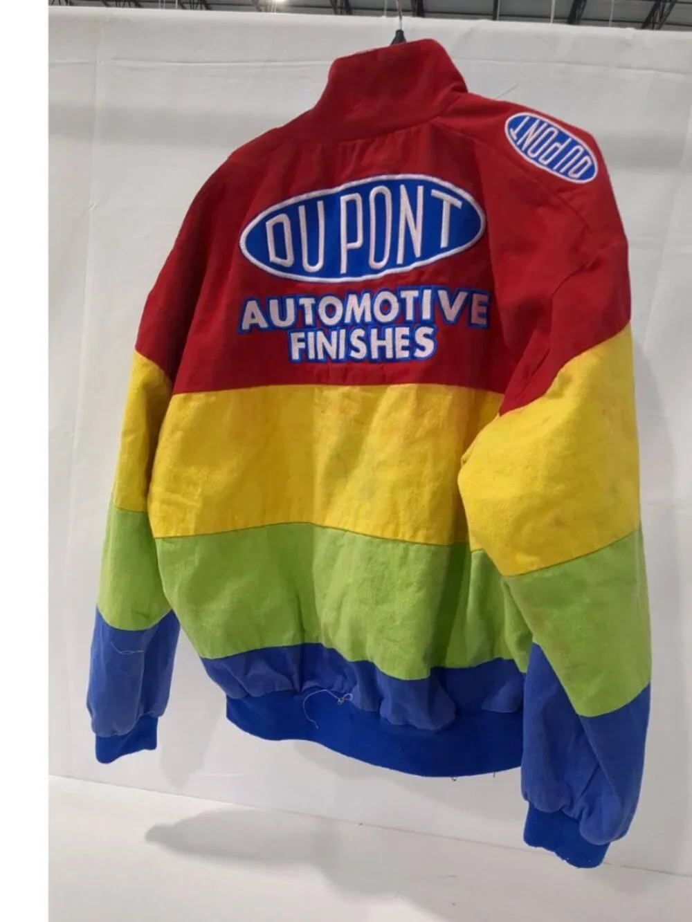 Vintage Y2K Chase Authentics DuPont NASCAR Racing Jacket Youth M Cropped RAVE